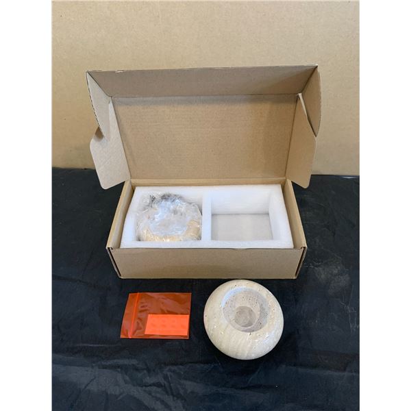 WORHE True Natural Travertine Marble Premium Candle Holders