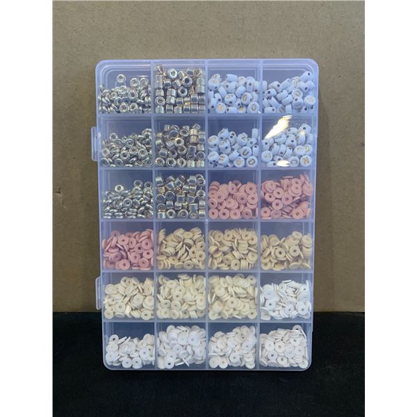 EMUFOOK 2064 PCS Clay Beads - 4 Colors