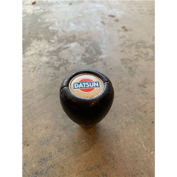 Vintage Datsun Leather Gear Knob