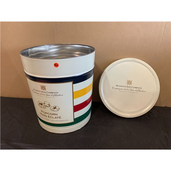 Hudson Bay Popcorn Tin (Popcorn Not Included)