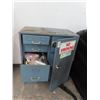 Image 1 : Blue Metal Storage Cabinet w/Asst. Hardware and Supplies