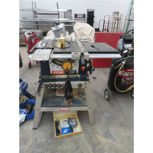 Ryobi Portable Table Saw w/Stand, Datto Set, Blades