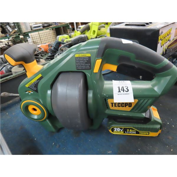 Tecpro Cordless Sewer Snake