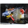 Image 1 : Tote Speaker Wire, Air Hose, Caulk Gun, Supplies