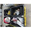 Image 1 : Lidded Tote w/Rope, Hose, Umbrella Anchor, Hand Vac, Supplies