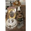 Image 1 : Amish Bunny Lights, Fireplace Motif Clock Tall Ship, What Not Box, Décor