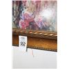 Image 2 : Framed Oil On Board Garden Wall Art