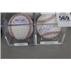 Image 2 : 5-Autographed Baseball In Showcase - 5 x $
