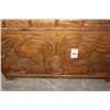 Image 2 : Ornately Carved Honduras Mahogany Trunk
