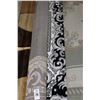 Image 1 : Black/White Ornate Area Rug - Approx. 6  X  8