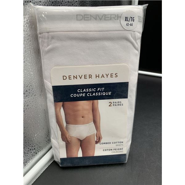 Denver Hayes Classic Fit Combed Cotton Briefs (XL) 2pk