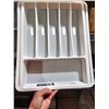 Image 1 : Home Basics Expandable Cutlery Tray Kitchen Drawer Organizer Separation Cutlery Organizer