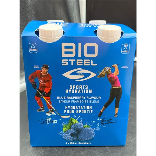 Bio Steel Sports Hydration-Blue Raspberry (4 x 500ml)