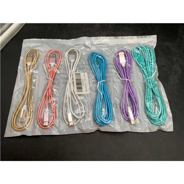 Lot of 6pk USB Type C Chargers