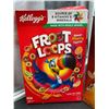 Image 2 : Kellogg's Froot Loops (2 x 354g) and Honey Nut Cheerios (292g)