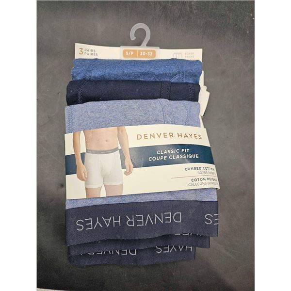 Denver Hayes Rayon from Bamboo (S) 3pk Boxer Briefs