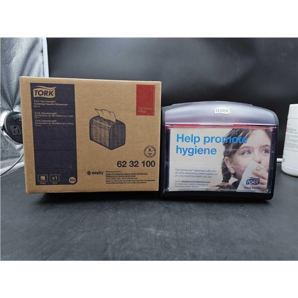 Tork Tabletop Napkin Dispenser-Black