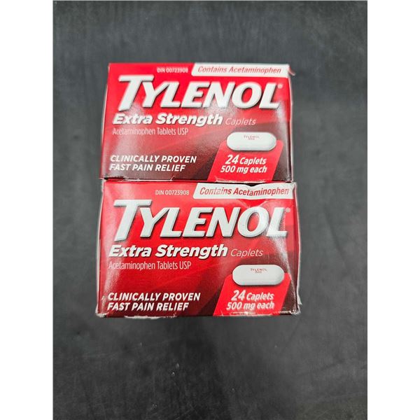 Tylenol Extra Strength Caplets (2 x 24)