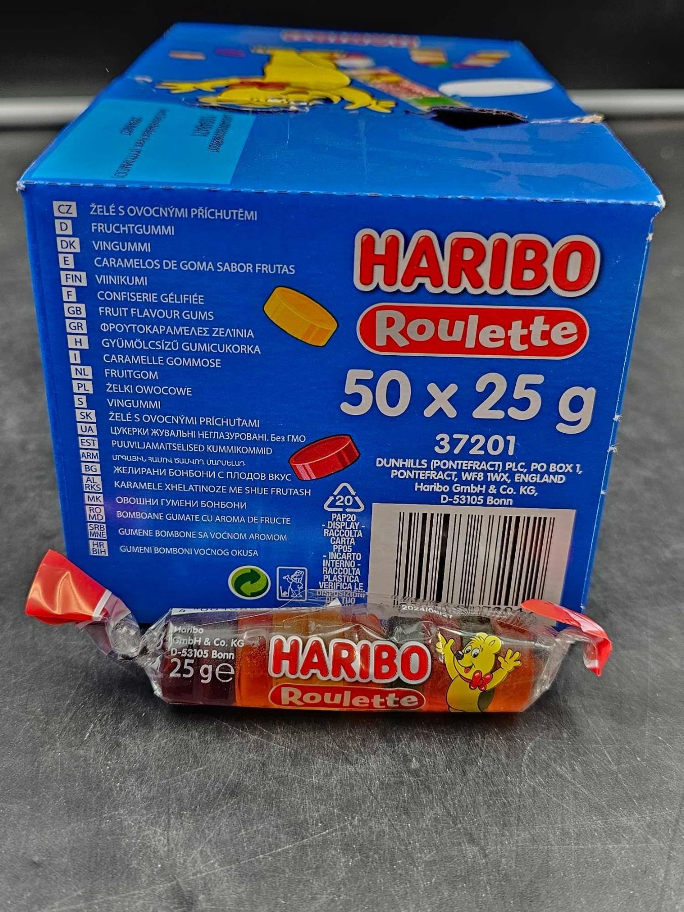 Haribo Routlette Haribo Roulette Candy (50 x 25g)