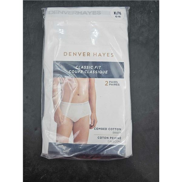 Denver Hayes Classic Fit Combed Cotton Briefs (XL) 2pk