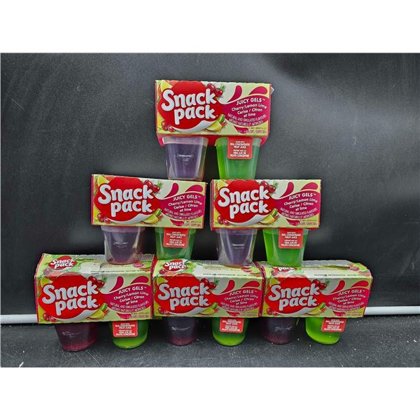 Snack Pack Juicy Gels, Cherry/Lemon Lime (6 x 4 x 99g)