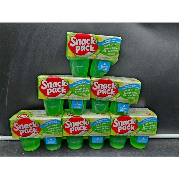 Snack Pack Juicy Gels, Lemon Lime (6 x 4 x 99g)