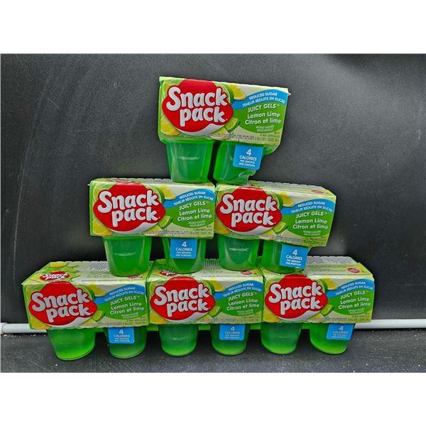 Snack Pack Juicy Gels, Lemon Lime (6 x 4 x 99g)