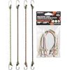 Image 1 : Keeper Mini Bungee Cords 4 Pack 10" Lot of 3