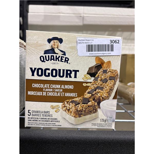 Quaker Yogurt Chocolate Chunk Almond Granola Bars 6 x 175g