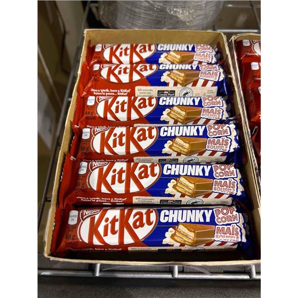 Nestle Kit Kat Chunky Popcorn Bars 12 x 48g
