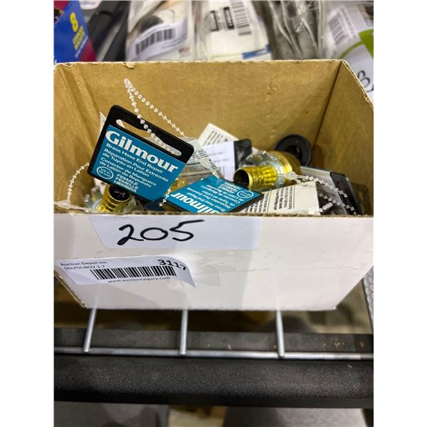 Gilmour Brass Hose End Repair 1/2" Female BOX LOT