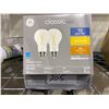 Image 3 : GE Classic Soft White 40 W Replacement LED Clear General Purpose A19 Light Bulbs (2-Pack) LOT OF 2