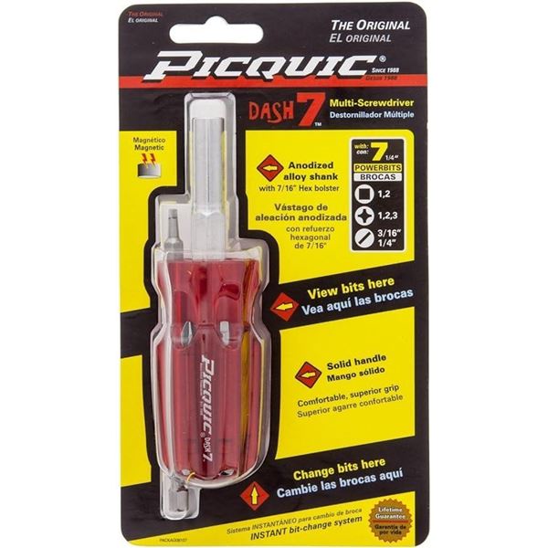 Picquic Dash 7 with 7 Powerbits Lot of 2