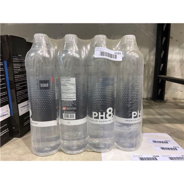 Premium alkaline spring water 12x1L