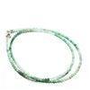 Image 2 : Silver Peru Opal(11.5ct) Beaded Necklace Necklace (~length 16inches) (~weight 2.85g)
