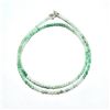 Image 3 : Silver Peru Opal(11.5ct) Beaded Necklace Necklace (~length 16inches) (~weight 2.85g)