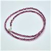 Image 3 : Silver Garnet (31.9ct) Beaded Necklace Necklace (~length 16inches) (~weight 7.4g)