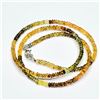 Image 1 : Silver Tourmaline(23.9ct) Beaded Necklace Necklace (~length 16inches) (~weight 5.77g)