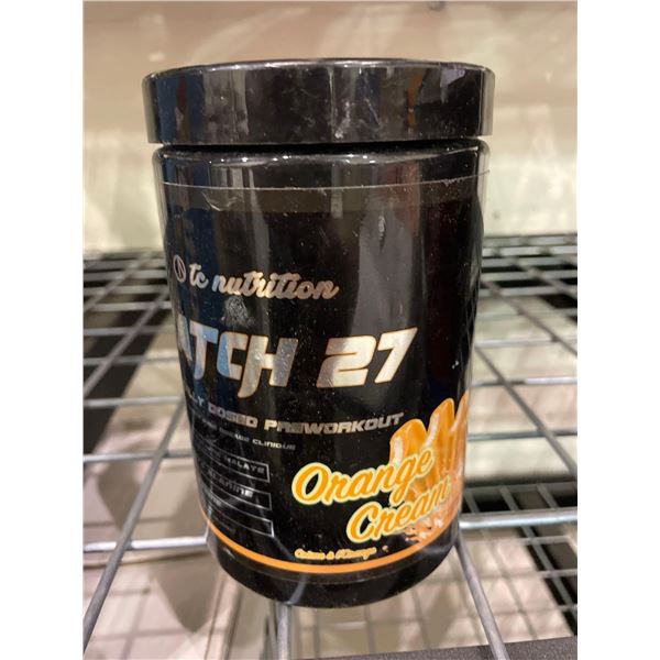 Batch 27 Orange Cream Pre-Workout 350g