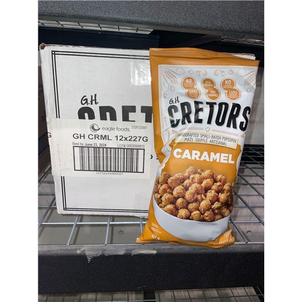 G.H Cretors Caramel Popcorn 12 x 227g