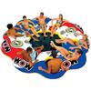 Image 1 : WOW World of Watersports Tube A Rama Floating Island 1 2 3 4 5 6 7 8 9 or 10 Person Inflatable Float