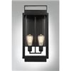 Image 1 : Gluckstein Elements Rockwell Collection 2 Light Exterior Wall Sconce