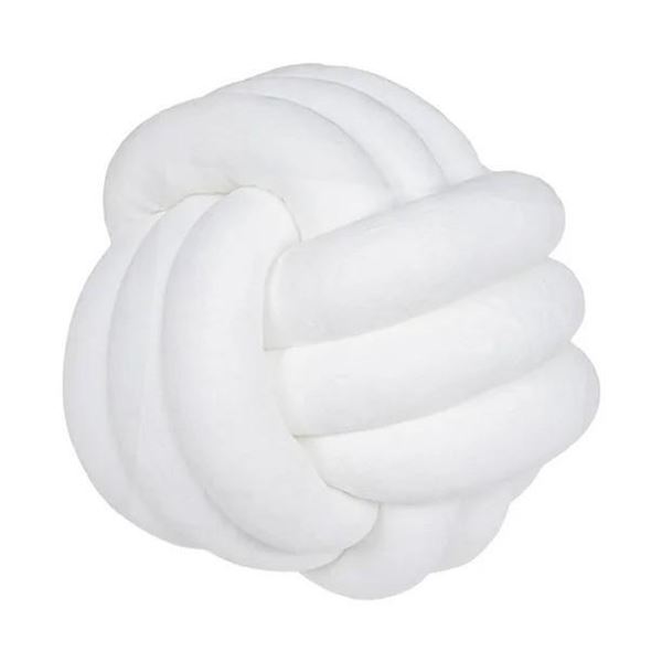 Dreamon Soft Knot Ball Pillows, Round Throw Pillow, Home Decorative Pillows - Handmade Knotted Plush