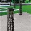 Image 1 : Solar Pathway Bollard Light Set Tree Motif Light Pattern