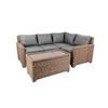 Image 1 : Laguna Point 5pc Sectional And Coffee Table Set With Dull Grey Cushion-Chairs (MISSING AN ARM REST)
