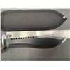 Image 3 : Jungle bolo Survival Knife 9 Inch searated back blade with Sheath - NEW in Box