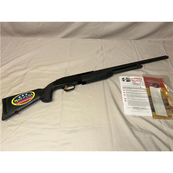 Mossberg Model 510 .410 Pump Action Shotgun with 18.5 inch mod. choke barrel, synthetic stock in lik