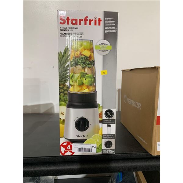 Starfrit 4 Piece Personal Blender Set