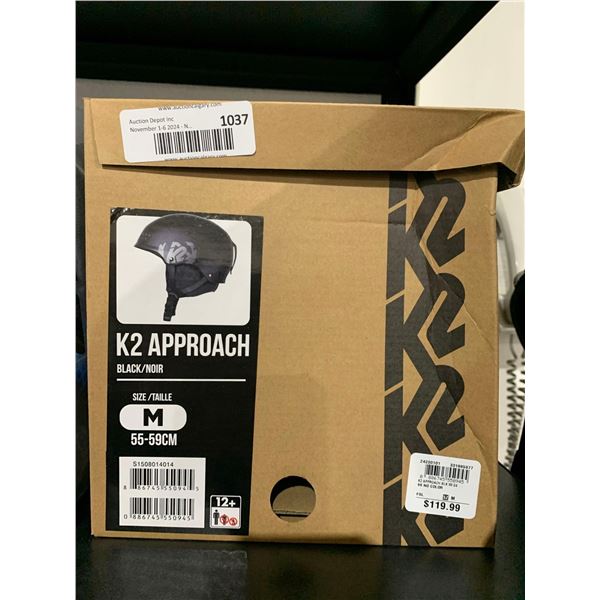 K2 Approach Black Size Medium Helmet