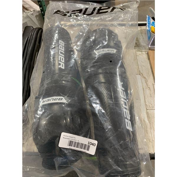 Bauer S21 X Shin Guards Jr Size 12